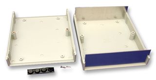 HAMMOND 1598CGY Plastic Enclosure, Flame Retardant, Instrument, ABS, 52 mm, 155 mm, 180 mm, IP54