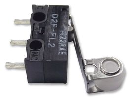 OMRON ELECTRONIC COMPONENTS D2FFL2 Microswitch, Miniature, Roller Lever, SPDT, Solder, 1 A, 30 V
