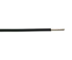 TE CONNECTIVITY - RAYCHEM 99M0111-22-0 Wire, Stranded, Hook Up, Type 99, Polyester, Black, 22 AWG, 19 x 0.15mm, 100 m
