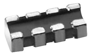 MULTICOMP PRO MCCN-41JL6----1M Fixed Network Resistor, 1 Mohm, Isolated, 4 Resistors, 0502 [1406 Metric], Flat, ± 5%