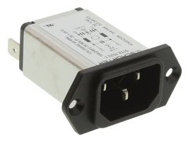 SCHURTER 5110.1533.1 Filtered IEC Power Entry Module, IEC C14, General Purpose, 15 A, 250 VAC
