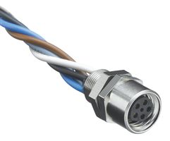 MOLEX 130013-0135 Sensor Cable, BRAD, Mini-Change Receptacle, Free End, 3 Positions, 305 mm, 12 "