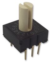MULTICOMP PRO MCRH4HAF-16R-V-B Rotary Coded Switch, Through Hole, 16 Position, 24 VDC, Hexadecimal, 25 mA