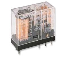 OMRON G2R-1-SN DC24(S) Relay, SPDT, 250 VAC, 10 A, LED Indicator, G2RS Series, Quick Connect