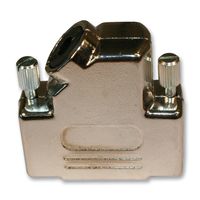 NORCOMP 971-009-030R121 D Sub Backshell, UNC 4-40, ARMOR 971 Series, DE, 45°, Zinc Alloy Body