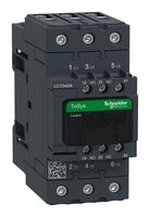 SCHNEIDER ELECTRIC LC1D40AM7 Contactor, LC1D, 40 A, DIN Rail, 600 VAC, 3PST-NO, 3 Pole, 30 hp
