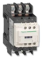 SCHNEIDER ELECTRIC LC1D50AD7 Contactor, LC1D, 50 A, DIN Rail, 600 VAC, 3PST-NO, 3 Pole, 40 hp