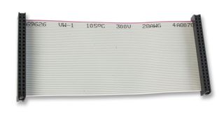AMPHENOL COMMUNICATIONS SOLUTIONS FC06300-0 Ribbon Cable, IDC Receptacle to IDC Receptacle, 6 Ways, 11.811 ", 300 mm, 2.54 mm