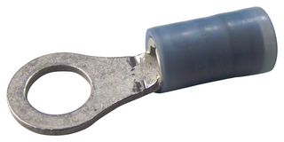 MOLEX 19324-0007 Ring Tongue Terminal, M3.5, #6, 2.5 mm², Avikrimp 19324 Series, Blue