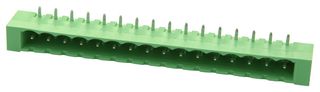 PHOENIX CONTACT 1809212 Terminal Block, Header, 5.08 mm, 16 Ways, 12 A, 320 V, Through Hole Right Angle
