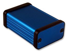 HAMMOND 1455D601BU Metal Enclosure, 1455 Series, Extruded With Metal End Panels, Small, Extruded Aluminium, 23 mm