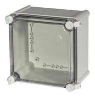 FIBOX PC 1919 13 T-2FSH ENCL. Plastic Enclosure, IK08 / IK09, Hinged Cover, DIN Rail, Polycarbonate, 130 mm, 188 mm, 188 mm, IP65