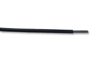 TE CONNECTIVITY - RAYCHEM 100G0111-1.00-0 Wire, Stranded, Hook Up, Spec100G, Polymer, Black, 18 AWG, 19 x 0.25mm, 328.084 ft