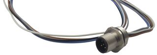 PHOENIX CONTACT 1671111 Sensor Cable, M12 Plug, Free End, 5 Positions, 500 mm, 19.6 "