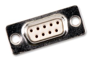 MOLEX / FCT 172704-0163 D Sub Connector, DB9, Standard, Receptacle, 172704 Series, 9 Contacts, DE, Solder Cup