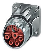 PHOENIX CONTACT 1621567 Circular Connector, M-Series Circular Connector, M23 Hybrid Series, Flange Mount Receptacle