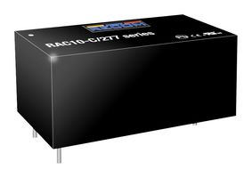 RECOM POWER RAC10-24SC/277 AC/DC PCB Mount Power Supply (PSU), ITE, 1 Output, 10 W, 24 VDC, 420 mA