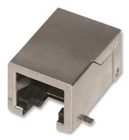METZ CONNECT AJS58BA811-002 Modular Connector, RJ45 Jack, 1 x 1 (Port), 8P8C, IP20, Surface Mount