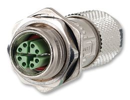 METZ CONNECT MMF881A315-0001 Sensor Connector, M12, Female, 8 Positions, IDC / IDT Socket, Straight Cable Mount