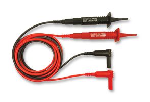 CLIFF ELECTRONIC COMPONENTS CIH3006 Test Lead Set, 1KV, 2 Fused Probe to 90Deg 4mm Plug