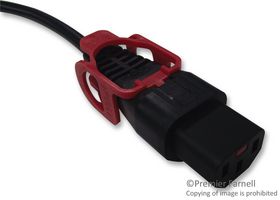TE CONNECTIVITY - SCHAFFNER IL13P-UK1-H05-3100-200 Mains Power Cord, 90° IEC 60320 C13 to Free End, 200 cm, 10 A, 250 VAC, Black, IL13P Series