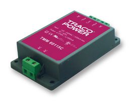 TRACO POWER TMM 60105C AC/DC Enclosed Power Supply (PSU), Medical, 1 Outputs, 60 W, 5.1 VDC, 10 A