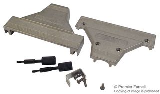 TE CONNECTIVITY - AMP 5749854-1 D Sub Backshell, Amplimite 050 Series Backshell Kits, Series III, DA, 180°, Zinc Body