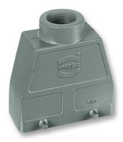 HARTING 09 30 016 0421 Heavy Duty Connector, PG29 Top Entry, 4 Pegs, High Profile, Hood, Top Entry, Aluminium Body