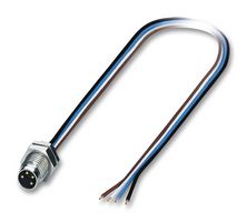 PHOENIX CONTACT 1453481 Sensor Cable, Flush, M8 Plug, Free End, 4 Positions, 500 mm, 19.6 "