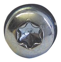 ETTINGER 081.55.421 Machine Screw, Spring Washer, M4, 6 mm, Steel 8.8, Zinc, Pan Head Torx