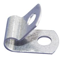 ETTINGER 014.53.051 Fastener, P Clip, Screw Mount Cable Clamp, 4.8 mm, Steel, Natural, 12.7 mm