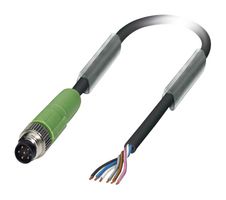 PHOENIX CONTACT 1522095 Sensor Cable, M8 Plug, Free End, 6 Positions, 1.5 m, 4.9 ft