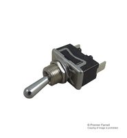 PANASONIC T110A-AF Toggle Switch, On-Off, SPST, Non Illuminated, T-10 Series, Panel Mount, 10 A