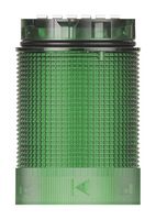 WERMA 63421075 Visual Signal Indicator, TwinLIGHT, LED, Green, Continuous, Flashing, 24VDC, 24VAC, IP66, 40mm Dia.