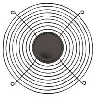 MULTICOMP MC32651 Fan Finger Guard, Grille, Steel - Wire Form, 254mm Axial Fans, 174 mm, Bright Nickel Chrome
