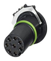 PHOENIX CONTACT 1551422 Sensor Connector, Flush Type, M12, Female, 8 Positions, PCB Socket, Straight PCB Mount