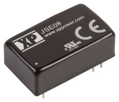 XP POWER JSE0812D12 Isolated Through Hole DC/DC Converter, ITE, DIP, 2:1, 8 W, 2 Output, 12 V