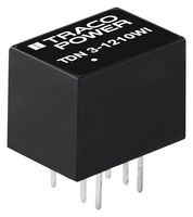 TRACO POWER TDN 3-1222WI Isolated Through Hole DC/DC Converter, ITE, DIP, 4:1, 3 W, 2 Output, 12 V