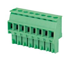 AMPHENOL COMMUNICATIONS SOLUTIONS 20020004-C041B01LF Pluggable Terminal Block, 3.5 mm, 4 Ways, 26AWG to 16AWG, 1.5 mm², Screw, 10 A