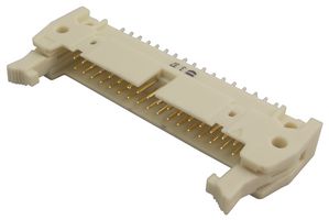 HARTING 09195347904 Pin Header, Shrouded, Wire-to-Board, 2.54 mm, 2 Rows, 34 Contacts, Through Hole, SEK 19