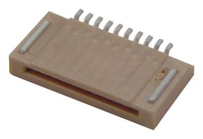 MOLEX 51281-1094. FFC / FPC Board Connector, 0.5 mm, 10 Contacts, Easy-On 51281 Series, Solder, Top, Bottom, 1 Row