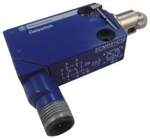 TELEMECANIQUE SENSORS XCMD2102C12 Limit Switch, Top Roller Plunger, SPST-NO, SPST-NC, 6 A, 240 V, 0.05 N-m, OsiSense XC Series