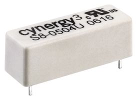 SENSATA / CYNERGY3 S8-1204VU Reed Relay, Miniature, SPST-NO, 12 VDC, S8 Series, Through Hole, 750 ohm, 1 A