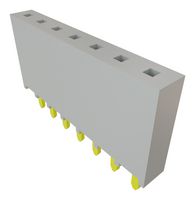 SAMTEC SSW-107-01-T-S PCB Receptacle, Board-to-Board, 2.54 mm, 1 Rows, 7 Contacts, Through Hole Mount