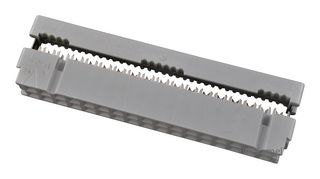 3M 3417-7600 IDC Connector, IDC Receptacle, Female, 2.54 mm, 2 Row, 40 Contacts, Cable Mount