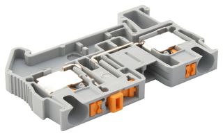 PHOENIX CONTACT 3211933 DIN Rail Mount Terminal Block, 2 Ways, 24 AWG, 10 AWG, 6 mm², Push In, 20 A