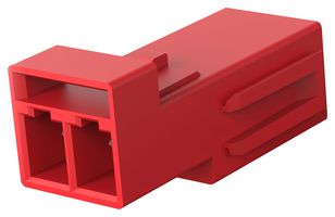 TE CONNECTIVITY 1-2834049-4 Lighting Connector, Modular, Red, LIGHT-N-LOK Series, 2 Contacts, Receptacle, 4.5 mm, Crimp, 1 Rows