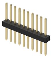 GCT BC020-04-A-0200-0300-L-G Pin Header, Board-to-Board, 1 mm, 1 Rows, 4 Contacts, Through Hole Straight, BC020