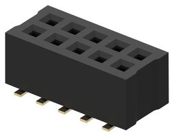 GCT BC085-06-A-0390-L-D PCB Receptacle, Top Entry, Board-to-Board, 1 mm, 2 Rows, 6 Contacts, Surface Mount, BC085