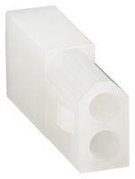 MOLEX 150178-1020 Connector Housing, Natural, Standard .062"+ 150178 Series, Receptacle, 2 Ways, 3.68 mm